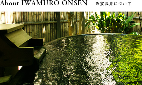 About IWAMURO ONSEN　岩室温泉について